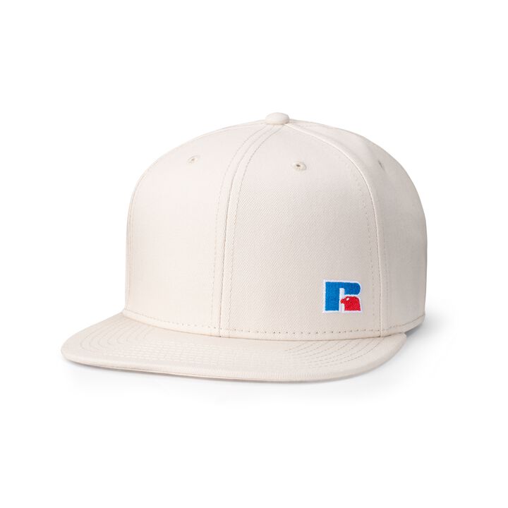 R Logo Snapback Cap WHITE